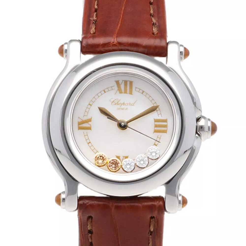 Chopard Happy sports Watches 27/8245-30 Stainless Steel diamond white shell used